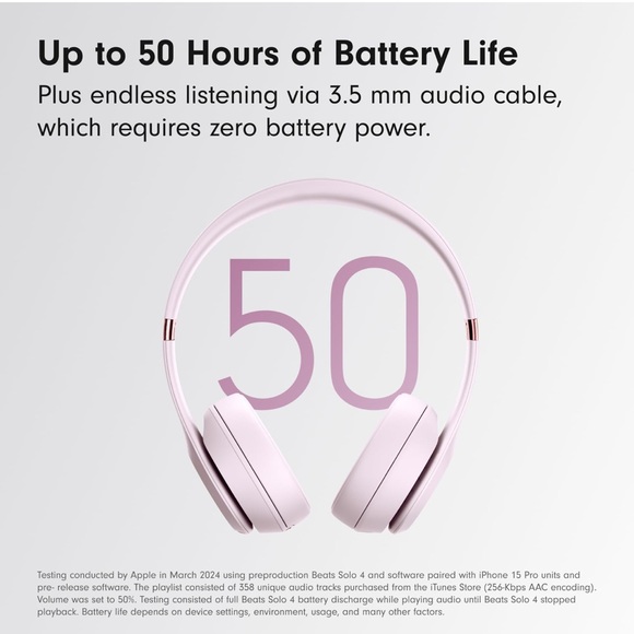 Beats Solo 4 (Brand New) In Cloud Pink - Picture 8 of 8